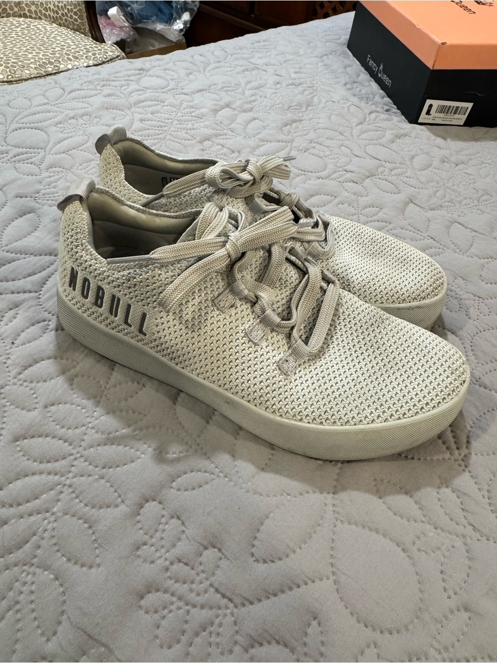 NOBULL Men’s Light Grey Knit Sneaker